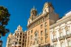 Scenic architecture cityscape, Valencia, Spain. Art Print